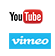 youtube vimeo