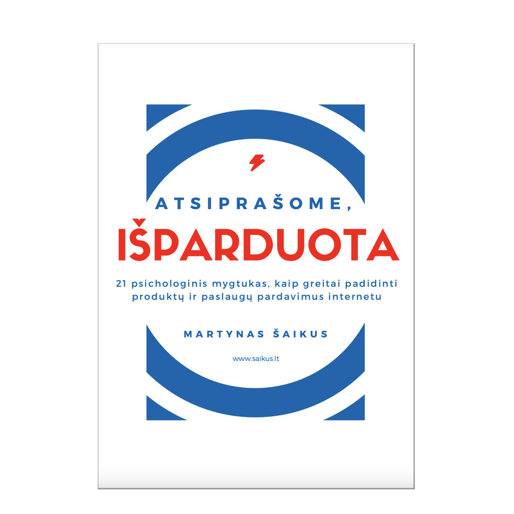 Atsiprasome isparduota knyga